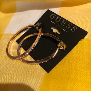 Women’s Guess Hoops. New.